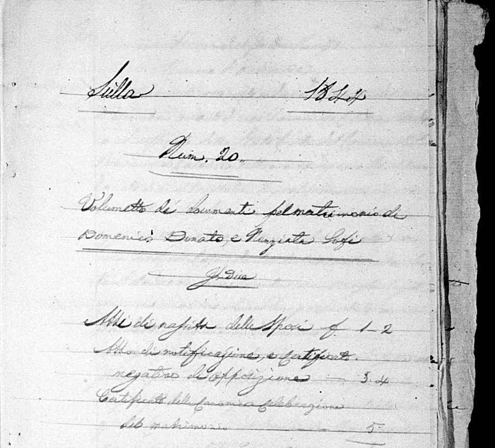 The cover of the bundle — Scilla 1844, Num. 20
