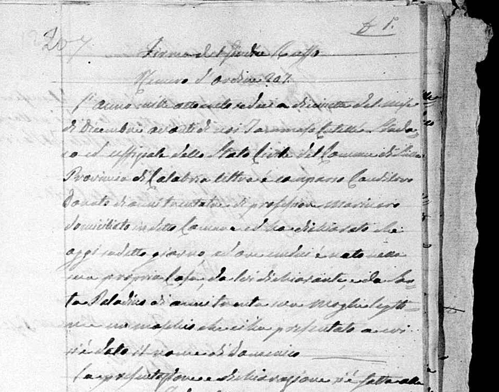 The birth of Domenico Donato — 18 December 1816
